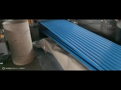 Bule Galvanized Roofing Steel Sheet Water Ripple Jenis 18-76-800mm